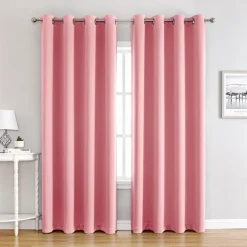 Blackout Curtains Thermal Insulated Long Curtains& Drapes Room Darkening Curtains for Living Room Bedroom Window