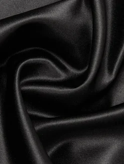 Blazer Dress Black Tie Mermaid / Trumpet Evening Gown Elegant Dress Pinstripe Tuxedo Dress Zipper Up Wedding Guest Formal Floor Length Long Sleeve Peak lapel collar Satin with Pocket