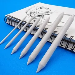 Blending Smudge Stump Stick Tortillon Sketch Art White Drawing Charcoal Sketching Tool Rice Paper Pen Artist Supplies