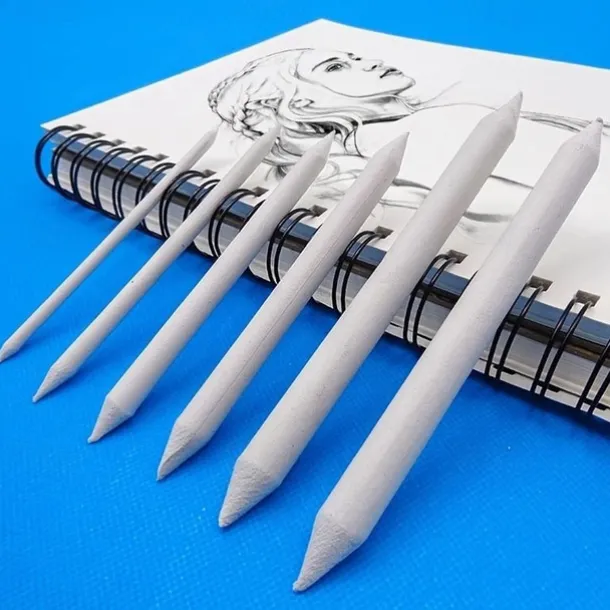 Blending Smudge Stump Stick Tortillon Sketch Art White Drawing Charcoal Sketching Tool Rice Paper Pen Artist Supplies