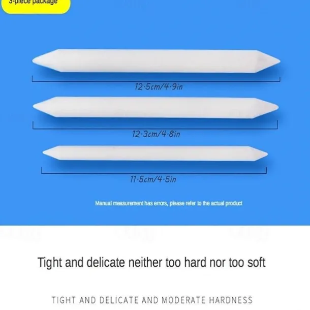 Blending Smudge Stump Stick Tortillon Sketch Art White Drawing Charcoal Sketching Tool Rice Paper Pen Artist Supplies