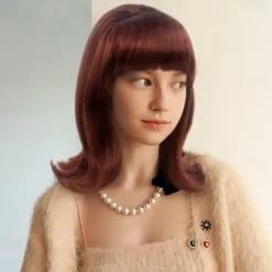 Blonde Beehive Wig With Bangs 50's Flip Wig For Women 60s 70s Party Costume Cosplay Carnival Halloween Wigs