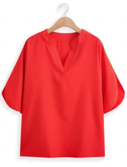 Blouse Dressy Tops Women's Black White Yellow Solid / Plain Color Sexy Daily Elegant V Neck Regular Fit S