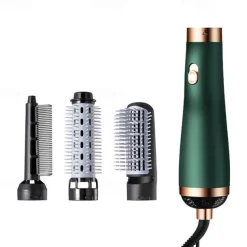 Blow Dryer with Comb Hair Dryer Comb Hot Air Curling For Hair Roller Ionic Hair Straightening Brush Quick Professional Brush Dry Hair Curler Curling Iron