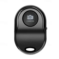 Bluetooth 5.0 Remote Shutter for iPhone & Android Camera Wireless Remote Control Selfie Button for iPad iPod Tablet HD Selfie Clicker for Photos & Videos