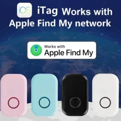 Bluetooth Anti-lost Smart Tag Mini GPS Tracker Locator for Key Wallet Suitcase Bag Luggage Pet Finder Works with Apple Find My