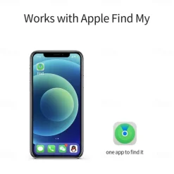 Bluetooth Anti-lost Smart Tag Mini GPS Tracker Locator for Key Wallet Suitcase Bag Luggage Pet Finder Works with Apple Find My