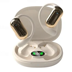 Bluetooth Headset Real Time Translation Headset Talking Music 144 Languages Translation Touch Headset AI Translation Headset Long Term Sports Noise Cancellation Waterproof LED Digital Display