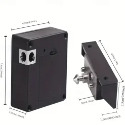 Bluetooth Invisible Cabinet Lock RFID Sensor Smart Drawer Security No Drill Keyless File Cabinet Invisible Lock APP Unlock