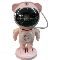 Bluetooth Starry Sky Projector – Astronaut & Horse Running Night Light, Dazzling Atmosphere Lamp