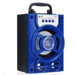 Bluetooth 5.1v Portable PA Speaker With/without Microphone Color Changing LED Light Rechargeable Karaoke Machine Supports TF Card/USB FM , Perfect for Party