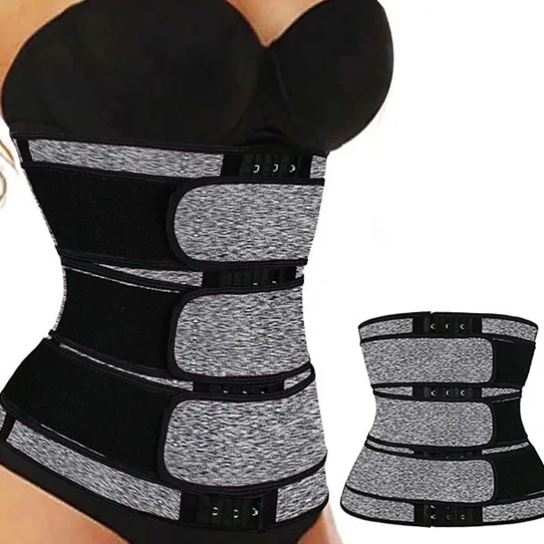 Body Shaper Sweat Waist Trimmer Sauna Belt Sports Neoprene Yoga Gym Workout Pilates Adjustable Durable Weight Loss Tummy Fat Burner Hot Sweat For Women Home Outfits