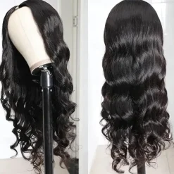 Body Wave V Part Wigs Human Hair No Leave Out Lace Front Wigs Brazilian Virgin Human Hair Wigs For Black Women Upgrade U Part Wigs Full Head Clip In Half Wig V Shape Wigs
