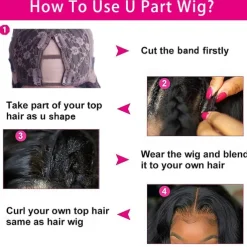 Body Wave V Part Wigs Human Hair No Leave Out Lace Front Wigs Brazilian Virgin Human Hair Wigs For Black Women Upgrade U Part Wigs Full Head Clip In Half Wig V Shape Wigs