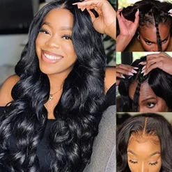Body Wave V Part Wigs Human Hair No Leave Out Lace Front Wigs Brazilian Virgin Human Hair Wigs For Black Women Upgrade U Part Wigs Full Head Clip In Half Wig V Shape Wigs