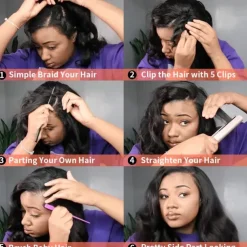 Body Wave V Part Wigs Human Hair No Leave Out Lace Front Wigs Brazilian Virgin Human Hair Wigs For Black Women Upgrade U Part Wigs Full Head Clip In Half Wig V Shape Wigs