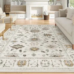 Bohemian Boho Area Rug Kitchen Mat Non-Slip Oil Proof Floor Mat Livingroom Rug Indoor Outdoor Mat Bedroom Decor Bathroom Mat Entrance Rug Door Mat