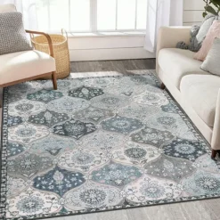 Bohemian Boho Area Rug Kitchen Mat Non-Slip Oil Proof Floor Mat Livingroom Rug Indoor Outdoor Mat Bedroom Decor Bathroom Mat Entrance Rug Door Mat