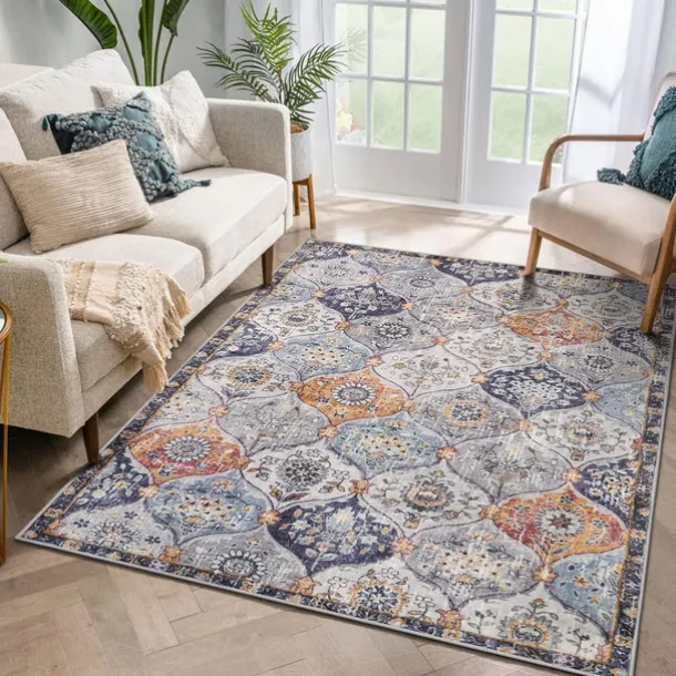 Bohemian Boho Area Rug Kitchen Mat Non-Slip Oil Proof Floor Mat Livingroom Rug Indoor Outdoor Mat Bedroom Decor Bathroom Mat Entrance Rug Door Mat