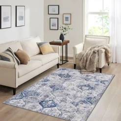 Bohemian Boho Area Rug Kitchen Mat Non-Slip Oil Proof Floor Mat Livingroom Rug Indoor Outdoor Mat Bedroom Decor Bathroom Mat Entrance Rug Door Mat