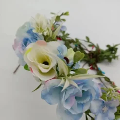 Bohemian Hair Accessories Woodland Wedding Flower Headband Greenery Floral Crown Wreath Photo Prop