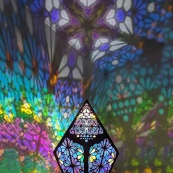 Bohemian LED Light Colorful Starry Sky Projector Night Light Room Decor Romantic Projection Lamp for Children Gifts Table Lamp