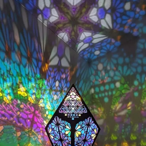 Bohemian LED Light Colorful Starry Sky Projector Night Light Room Decor Romantic Projection Lamp for Children Gifts Table Lamp