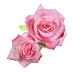 Boho Chic Garland Double Flannel Rose Hair Clips For Women Girl Hair Band Fork Comb Hairpin Flower Jewelry Hair Accessories