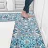 Boho Kitchen Rugs Anti Slip Door Mats for Kitchen Floor Kitchen Rugs and Mats Non Skid Waterproof Kitchen Runner Comfort Standing Mat