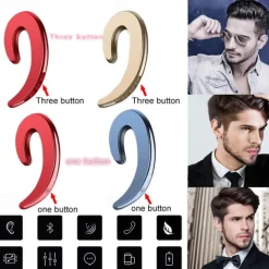 Bone Conduction Bluetooth 5.3 Wireless Headset Stereo Sports Headphone Universal Oreillette Bluetooth 5.3 casque sans fil stro sport casque universel