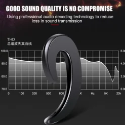 Bone Conduction Bluetooth 5.3 Wireless Headset Stereo Sports Headphone Universal Oreillette Bluetooth 5.3 casque sans fil stro sport casque universel