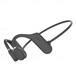 Bone Conduction Earphone Bluetooth5.0 Stereo Open Ended Design Headphone Sweatproof Waterproof 6D Surround Directional Sound Field Headset for Sport
