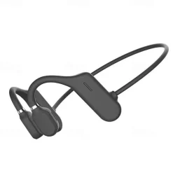 Bone Conduction Earphone Bluetooth5.0 Stereo Open Ended Design Headphone Sweatproof Waterproof 6D Surround Directional Sound Field Headset for Sport