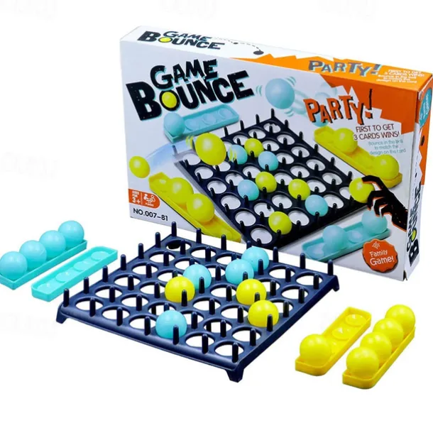 Bouncing Ball Game Parent-child Interactive Multiplayer Battle Throwing Ball Children's Wisdom Teaching Board Games Jumping Ball Toys