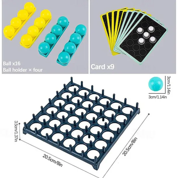 Bouncing Ball Game Parent-child Interactive Multiplayer Battle Throwing Ball Children's Wisdom Teaching Board Games Jumping Ball Toys