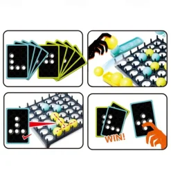 Bouncing Ball Game Parent-child Interactive Multiplayer Battle Throwing Ball Children's Wisdom Teaching Board Games Jumping Ball Toys