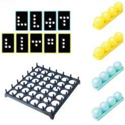 Bouncing Ball Game Parent-child Interactive Multiplayer Battle Throwing Ball Children's Wisdom Teaching Board Games Jumping Ball Toys