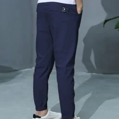 Boy Linen Pants Trousers Pocket Solid Color Breathable Comfort Pants Outdoor Cool Daily Basic Army Green Navy Blue Khaki Mid Waist