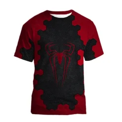 Boys 3D Animal Spider T shirt Short Sleeve 3D Print Summer Spring Active Sports Fashion Kids 3-12 Years Outdoor Daily Indoor Regular Fit