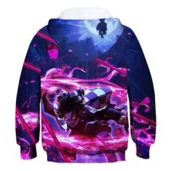 Boys 3D Anime Hoodie Long Sleeve 3D Print Fall Winter Active Sports Fashion Kids 2-12 Years Outdoor Daily Indoor Regular Fit