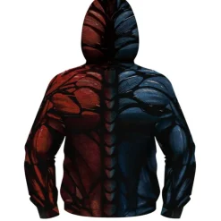 Boys 3D Cartoon Coat Long Sleeve Fall Winter Active Cool Kids 3-10 Years Daily Regular Fit