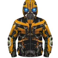 Boys 3D Cartoon Coat Long Sleeve Fall Winter Active Cool Kids 3-10 Years Daily Regular Fit