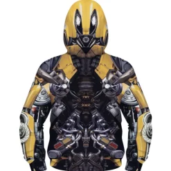 Boys 3D Cartoon Coat Long Sleeve Fall Winter Active Cool Kids 3-10 Years Daily Regular Fit