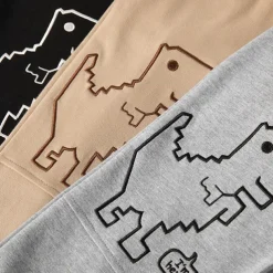 Boys 3D Cartoon Dinosaur Pants Sweatpants Spring Fall Active Basic Kids 4 years+ Outdoor Sport Casual Regular Fit