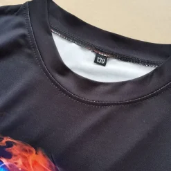 Boys 3D Football T shirt Short Sleeve 3D Print Summer Active Streetwear Polyester Kids 3-12 Years Outdoor Daily