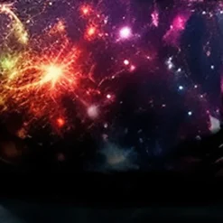 Boys 3D Galaxy Hoodie Pullover Long Sleeve 3D Print Fall Winter Fashion Streetwear Cool Polyester Kids 3-12 Years Outdoor Casual Daily Regular Fit