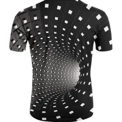 Boys 3D Geometric Color Block Optical Illusion T shirt Tee Short Sleeve 3D Print Summer Active Sports Streetwear Kids Toddler