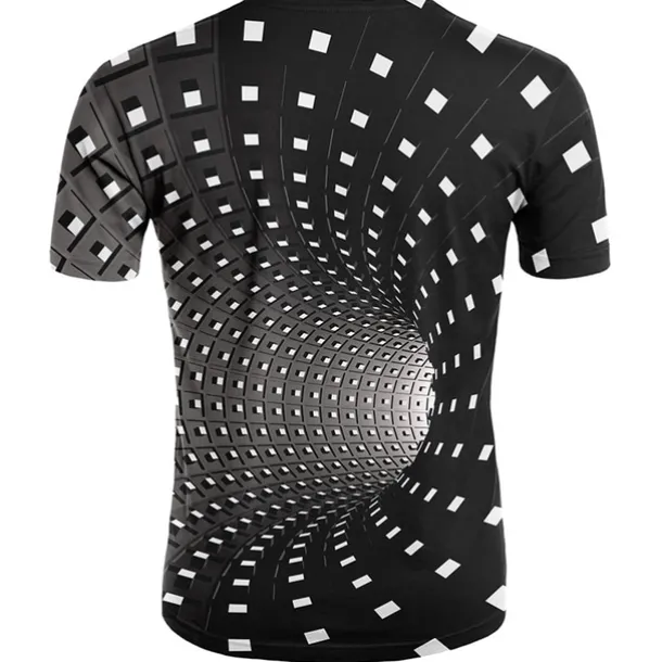 Boys 3D Geometric Color Block Optical Illusion T shirt Tee Short Sleeve 3D Print Summer Active Sports Streetwear Kids Toddler