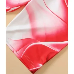 Boys 3D Geometric T-shirt & Shorts Set Short Sleeve Summer Spring Sports Fashion Daily Kids 4-12 Years Crew Neck Outdoor Vacation Sports Tailored Fit