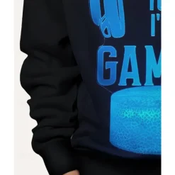Boys 3D Graphic Hoodie Long Sleeve Spring Fall Fashion Streetwear Kids 4-12 Years Hooded Outdoor Casual Daily Regular Fit